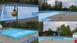 Areál koupaliště Hulín - sdružené snímky