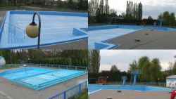 Areál koupaliště Hulín - sdružené snímky