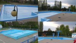 Areál koupaliště Hulín - sdružené snímky