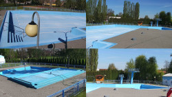 Areál koupaliště Hulín - sdružené snímky