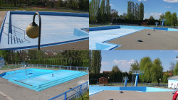 Areál koupaliště Hulín - sdružené snímky