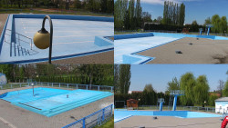 Areál koupaliště Hulín - sdružené snímky