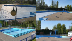 Areál koupaliště Hulín - sdružené snímky