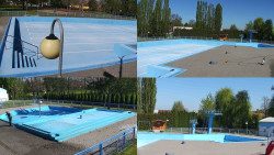 Areál koupaliště Hulín - sdružené snímky