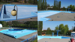 Areál koupaliště Hulín - sdružené snímky