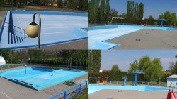 Areál koupaliště Hulín - sdružené snímky