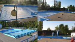 Areál koupaliště Hulín - sdružené snímky