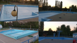 Areál koupaliště Hulín - sdružené snímky