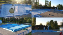 Areál koupaliště Hulín - sdružené snímky