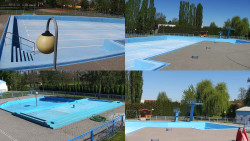 Areál koupaliště Hulín - sdružené snímky