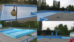Areál koupaliště Hulín - sdružené snímky