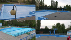 Areál koupaliště Hulín - sdružené snímky