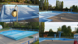 Areál koupaliště Hulín - sdružené snímky