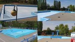 Areál koupaliště Hulín - sdružené snímky