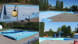 Areál koupaliště Hulín - sdružené snímky