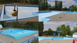 Areál koupaliště Hulín - sdružené snímky