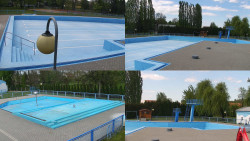 Areál koupaliště Hulín - sdružené snímky
