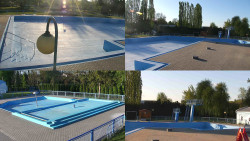 Areál koupaliště Hulín - sdružené snímky