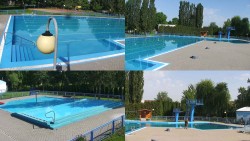 Areál koupaliště Hulín - sdružené snímky