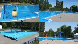 Areál koupaliště Hulín - sdružené snímky