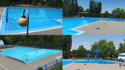 Areál koupaliště Hulín - sdružené snímky