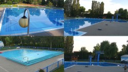Areál koupaliště Hulín - sdružené snímky