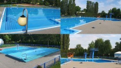 Areál koupaliště Hulín - sdružené snímky