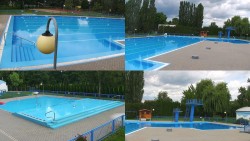 Areál koupaliště Hulín - sdružené snímky