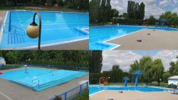 Areál koupaliště Hulín - sdružené snímky