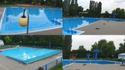 Areál koupaliště Hulín - sdružené snímky