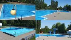 Areál koupaliště Hulín - sdružené snímky