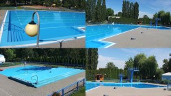Areál koupaliště Hulín - sdružené snímky