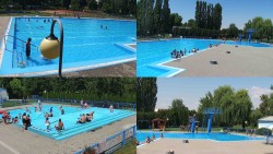 Areál koupaliště Hulín - sdružené snímky