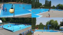 Areál koupaliště Hulín - sdružené snímky