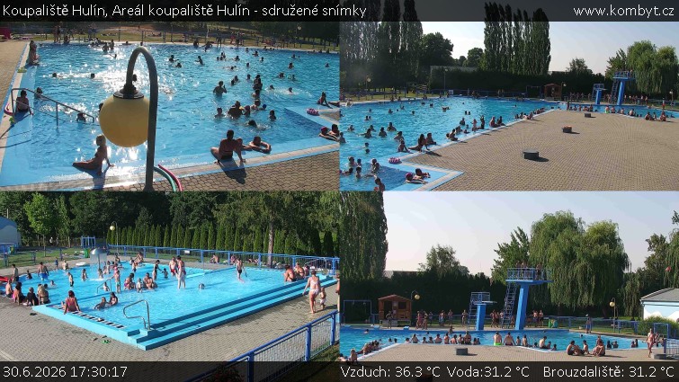 Kąpielisko Hulín - Areál koupaliště Hulín – sestavené záběry - 30.6.2026 v 17:30