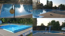 Areál koupaliště Hulín – sestavené záběry