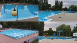 Areál koupaliště Hulín - sdružené snímky