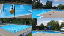 Areál koupaliště Hulín - sdružené snímky