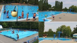 Areál koupaliště Hulín - sdružené snímky