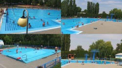 Areál koupaliště Hulín - sdružené snímky