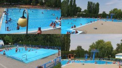 Schwimmbadgelände Hulín – zusammengestellte Aufnahmen