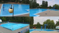 Schwimmbadgelände Hulín – zusammengestellte Aufnahmen