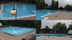 Areál koupaliště Hulín - sdružené snímky