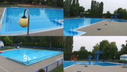 Areál koupaliště Hulín - sdružené snímky