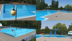 Areál koupaliště Hulín - sdružené snímky