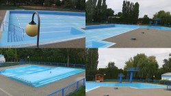 Areál koupaliště Hulín - sdružené snímky