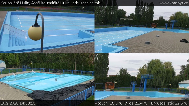 Koupaliště Hulín - Areál koupaliště Hulín - sdružené snímky - 10.9.2026 v 14:30