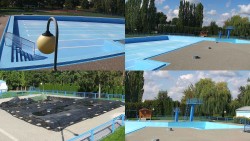 Schwimmbadgelände Hulín – zusammengestellte Aufnahmen