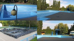 Areál koupaliště Hulín - sdružené snímky