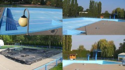 Areál koupaliště Hulín - sdružené snímky